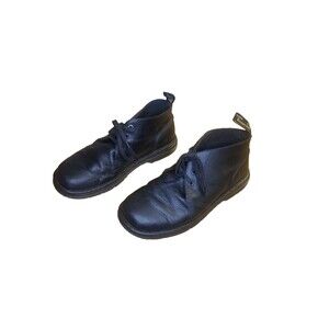 Dr. Martens Sussex Boots Men's Size 12 Black Leather Chukka 3 Eyelet AW004 KV02U